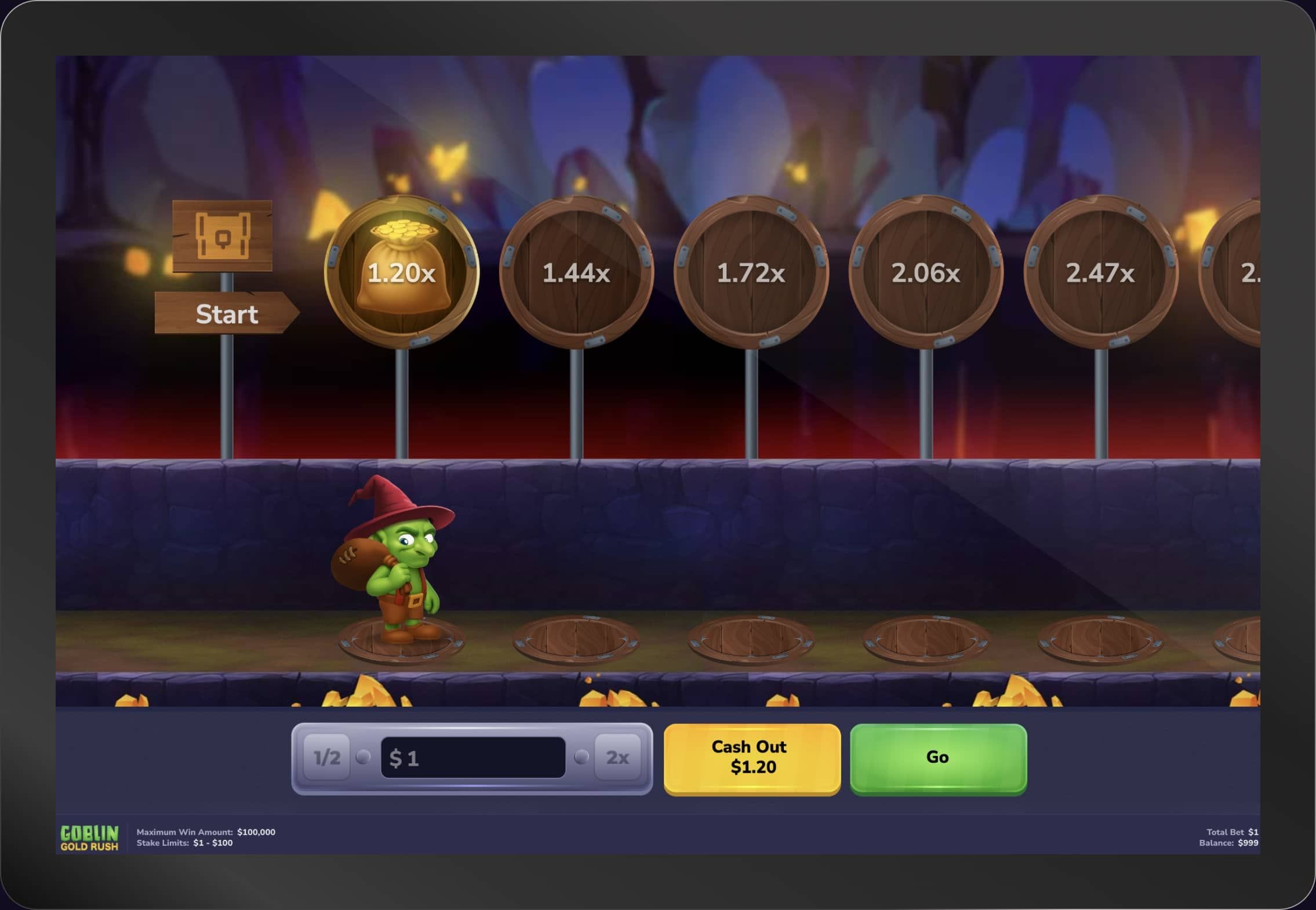 Goblin Gold Rush - Overview Gameplay Image