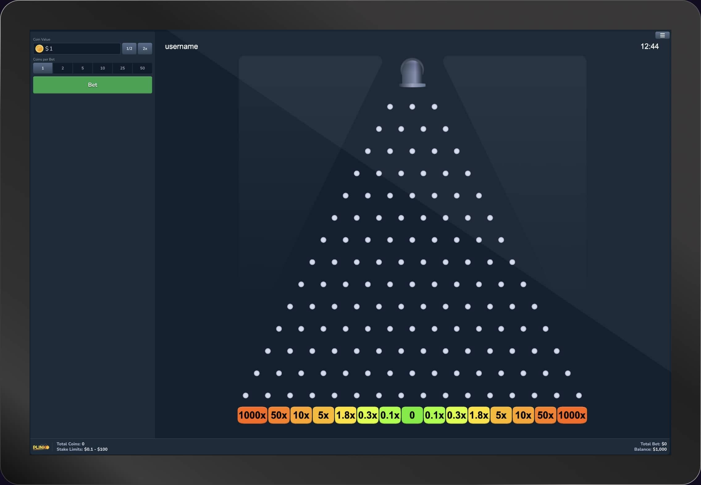 Plinko - Overview Gameplay Image