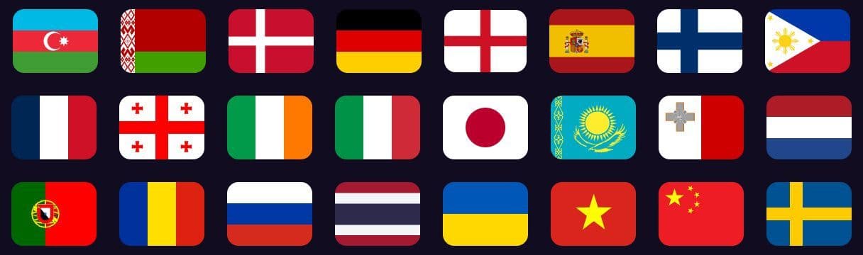 Blood Burst - Supported Language Gameplay Image